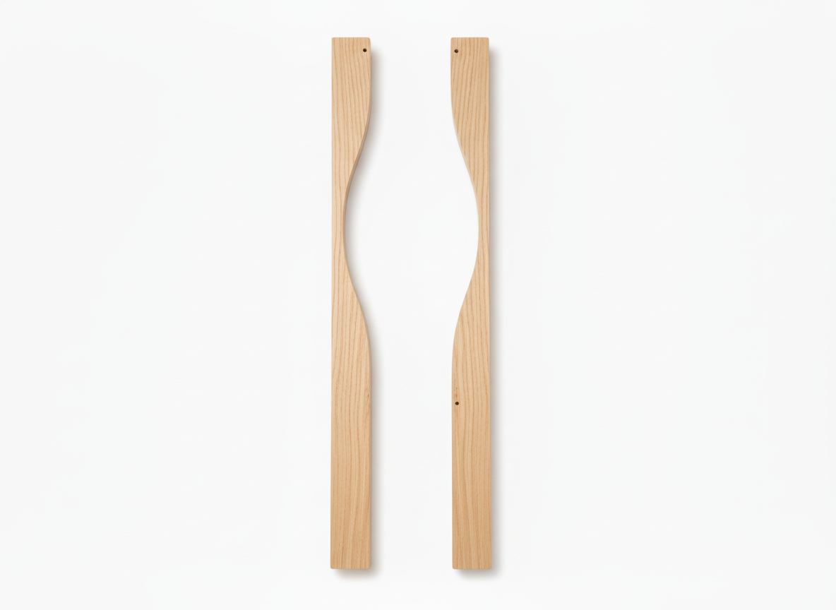 Timber Current Handle back to back Pair