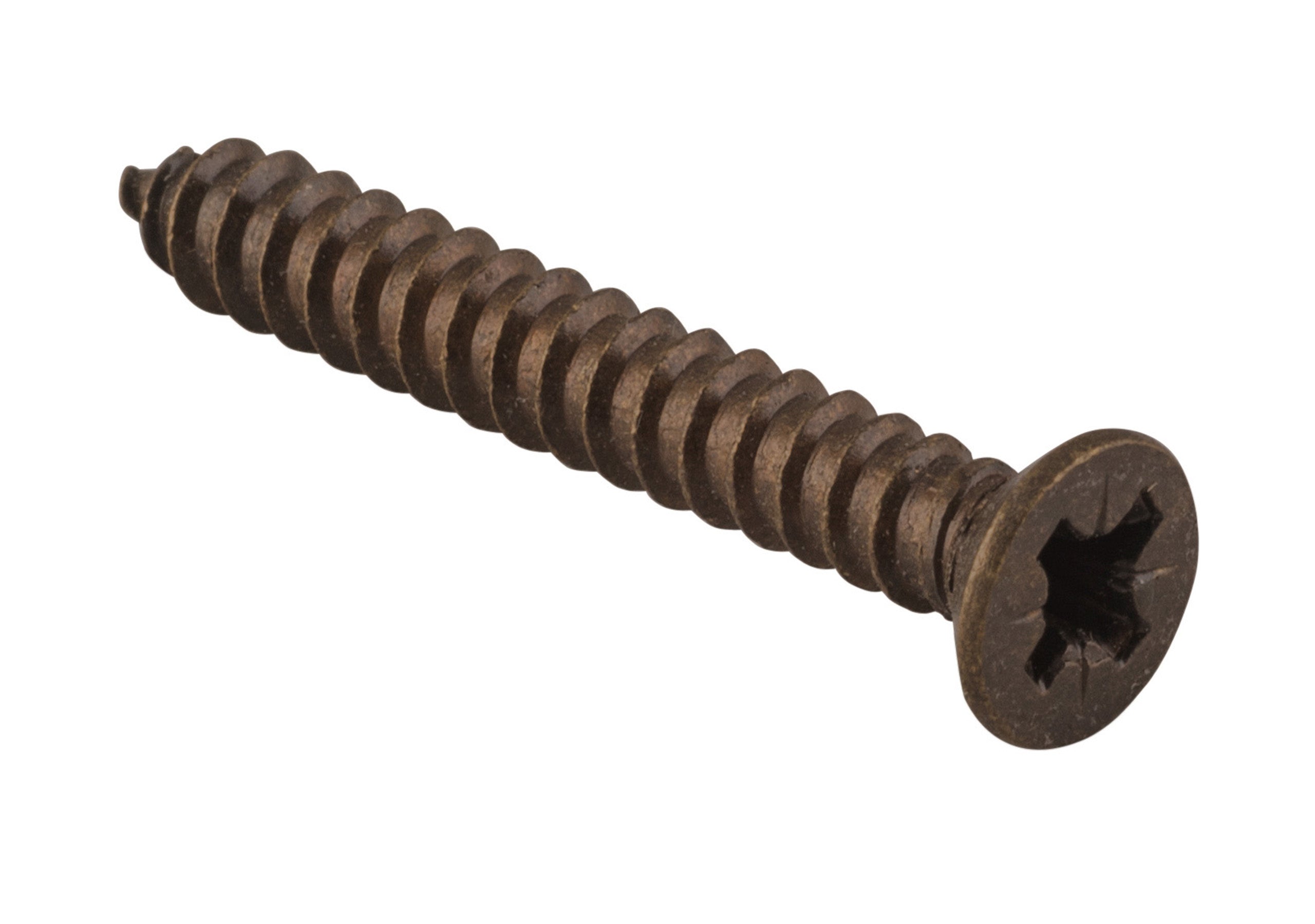 Hinge Screws - Solid Brass L32mm 10 Gauge