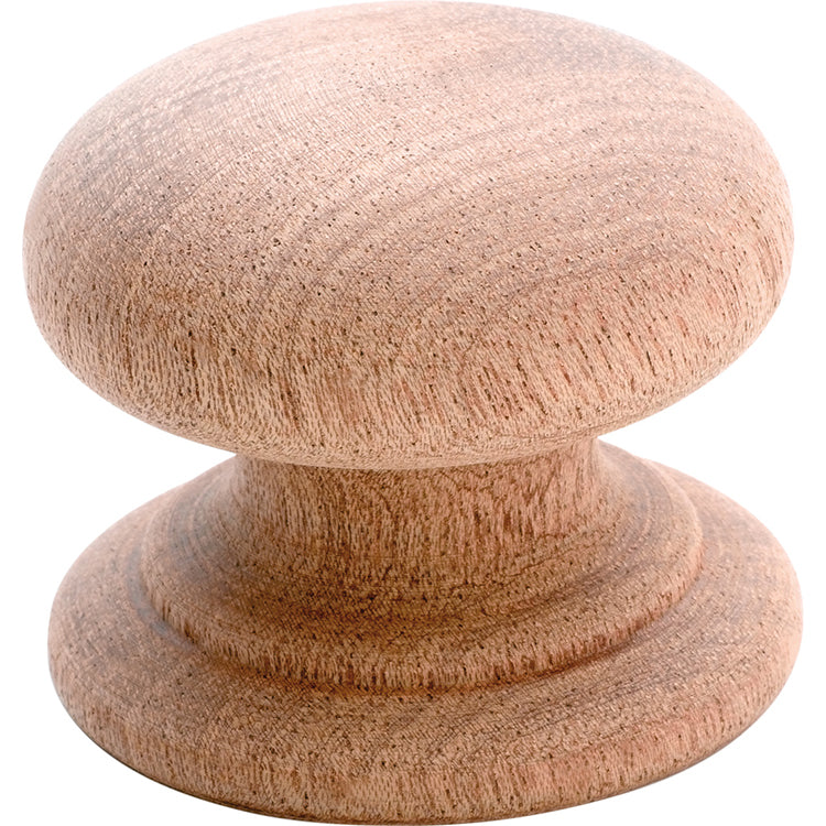Timber Cupboard Knob Cedar Finish / D54xP39mm