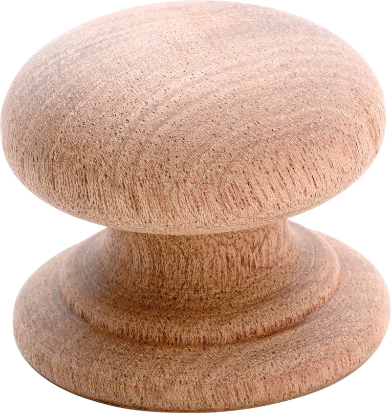 Timber Cupboard Knob Cedar Finish / D54xP39mm