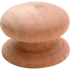 Timber Cupboard Knob Cedar Finish / D40xP34mm