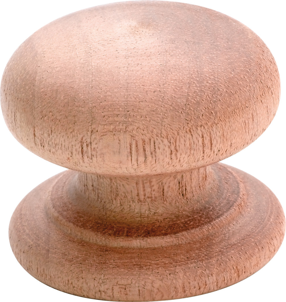 Timber Cupboard Knob Cedar Finish / D48xP40mm