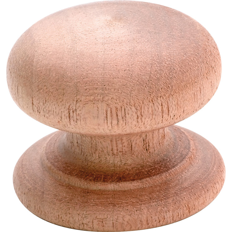 Timber Cupboard Knob Cedar Finish / D48xP40mm