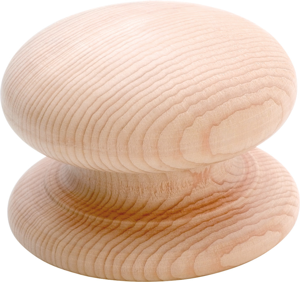 Timber Cupboard Knob Pine / D40xP34mm